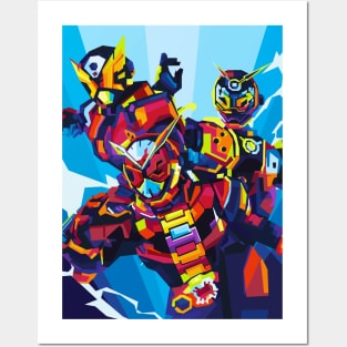 Kamen Rider Zi O and the gang Posters and Art